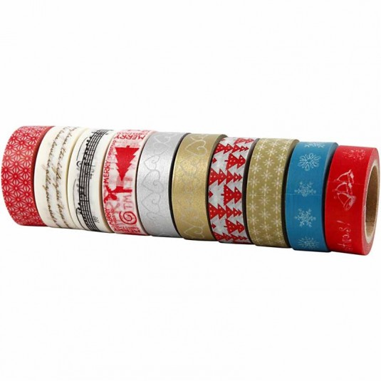 WASHI TEIP JÕULUD 1 TK X 10 M