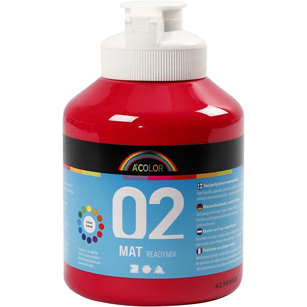 AKRÜÜLVÄRV A-COLOR MATT 500 ml VIOLETTPUNANE / PRIMAARNE