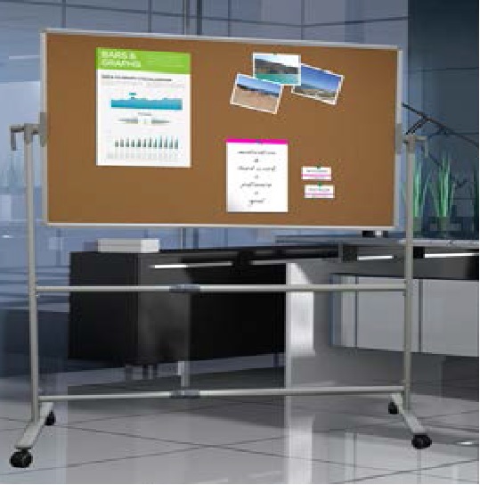 MOBIILNE KAHEPOOLNE KORKTAHVEL TERASRAAMIS 120 X 90 CM