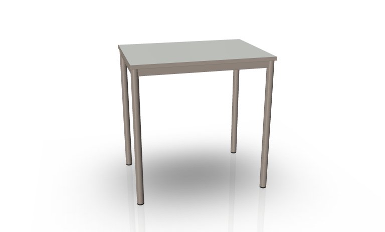 ÕPILASLAUD 1-KOHALINE ECOTABLE-R 70 x 50 cm, h 76 cm HALL