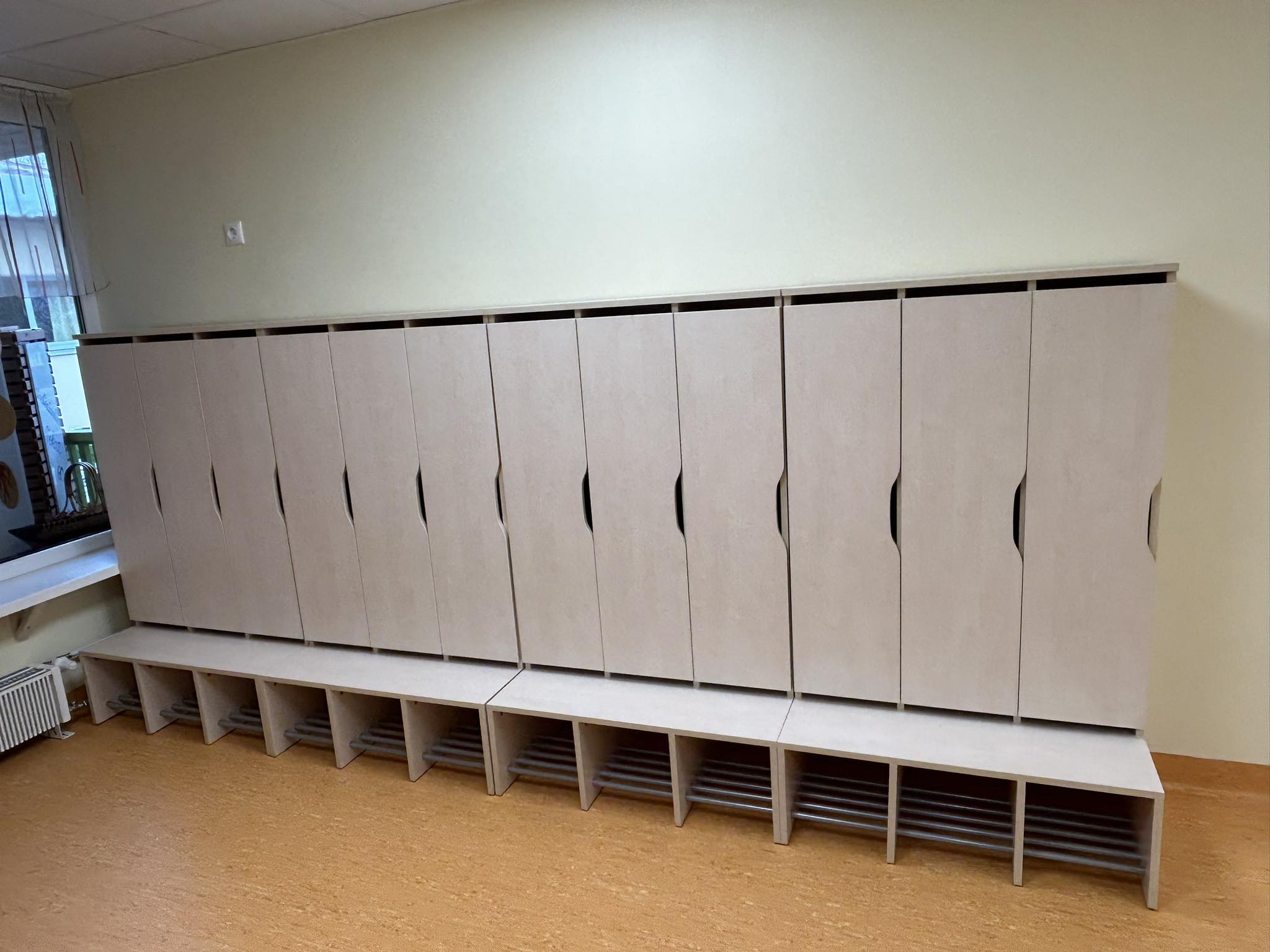 Garderoobikapid Voka lasteaeda